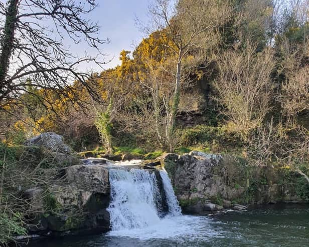 Scenic Poulanassy Waterfall in Mullinavat