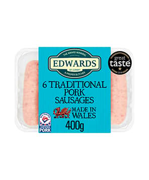 The recall was issued because the six pack of pork sausages may contain gluten and this is not declared on the packaging. 