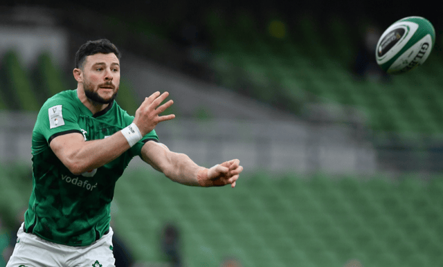 Robbie Henshaw of Ireland during the Guinness Six Nations Rugby Championship match between Ireland and Italy at the Aviva Stadium in Dublin. Photo by Brendan Moran/Sportsfile