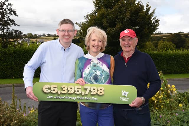 DeLoughry’s Gala Service Station was revealed as the shop that sold Wednesday’s 23rd September 2020 Lotto ticket worth almost €5.4 million euro