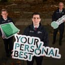 Minister of State for Gaeltacht Affairs and Sport Jack Chambers pictured alongside John Treacy and Niall Moyna