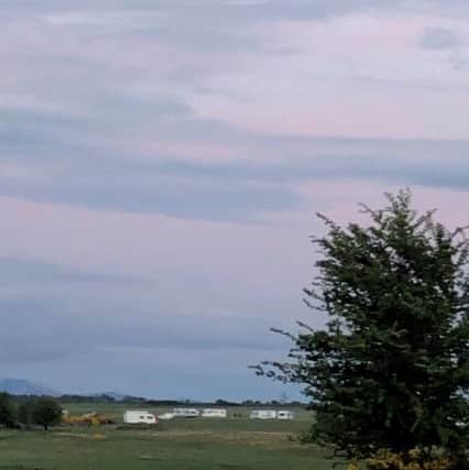 The Garda helicopter has also been seen hovering over the encampment in recent days.