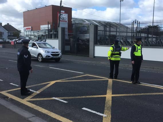 Gardai mount coronavirus checkpoints in Portlaoise