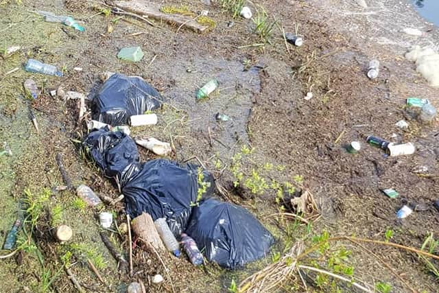 "Filth and dirt" is being reported on the River Barrow in Bagenalstown.