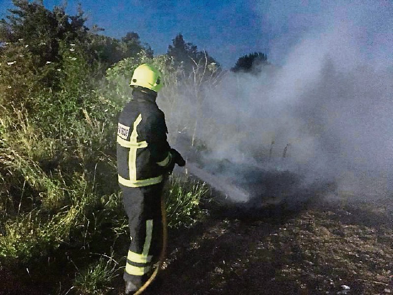 Crews from Limerick Fire Station attended two gorse fire overnight