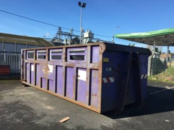 A picture of the receptacle (CREDIT: Will Paton)