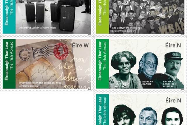 Last year she was approached by An Post to consult on its new set of stamps launching on Thursday on the Irish diaspora, alongside Dr Angela Byrne from the Department of Foreign Affairs and Dr Brian Lambkin of the Migration Museum.