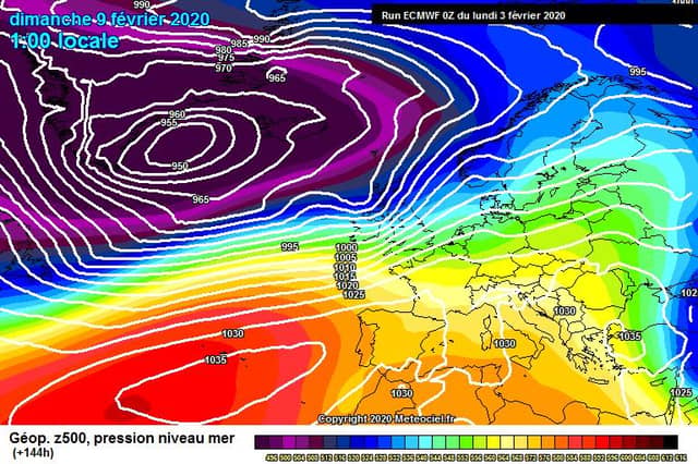 Weather chart for February 9 (CREDIT: Carlow Weather)