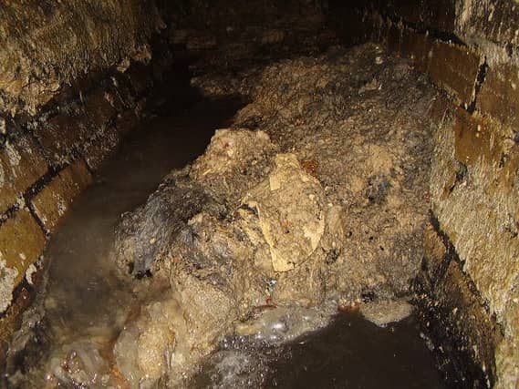 A fatberg in a sewer!