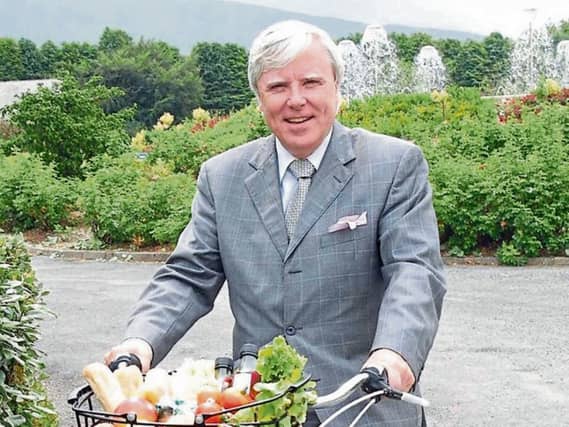 Francis Brennan was filming near King John’s Castle for the upcoming series of At Your Service