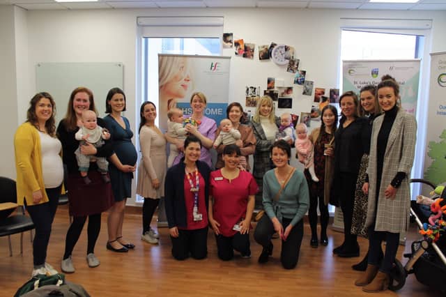 Service users at the launch of the new unit at St Luke's Hospital