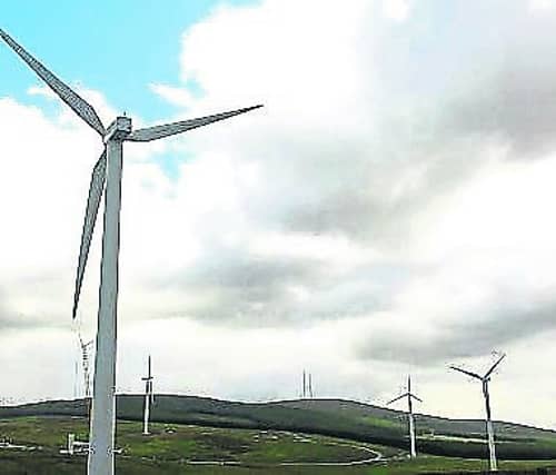 Gortahile windfarm in Laois.
