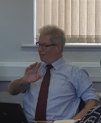 Dan McInerney at the Bagenalstown MD meeting this month