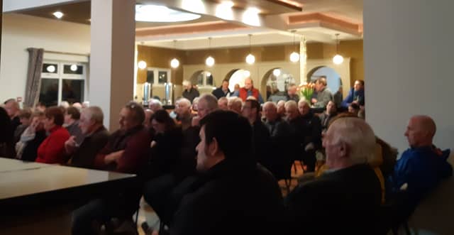 A full house at the former Leinster Hills Golf Club