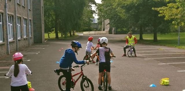 A Learn to Cycle event in Carlow Town recently