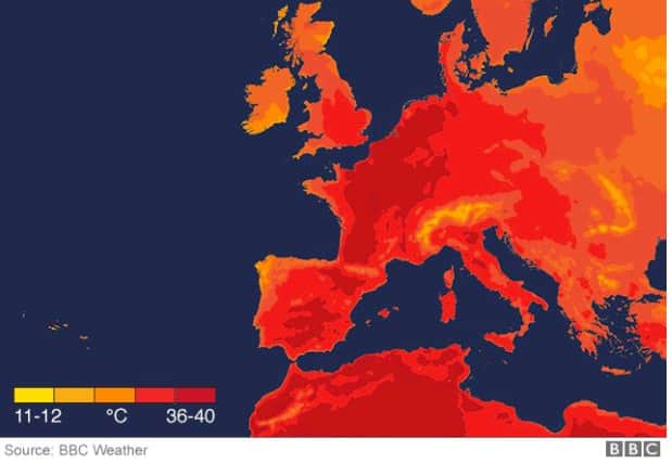 On Tuesday, Meteo France registered 41.2 Celsius in the south-western city, breaking a 2003 record of 40.7 Celcius. Meteo France said Paris temperatures might hit new highs on Thursday. The record, set in 1947, stands at 40.4C.