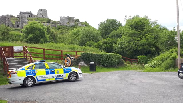 Garda search site in Laois between Portlaoise and Stradbally