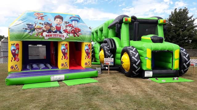Bouncy castles at last year's Borrisoleigh Festival