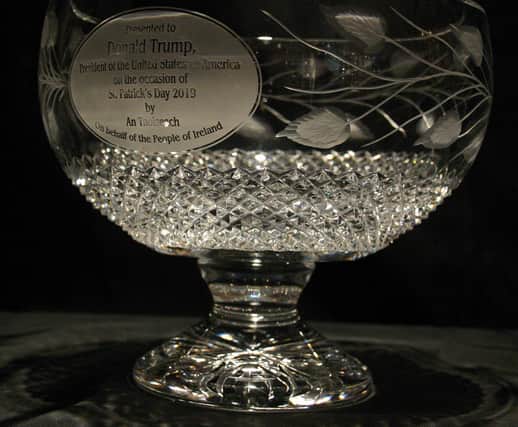 Kilkenny people can be proud this week as a local craft took centre stage in an international event - the traditional bowl of shamrock that was presented by the Taoiseach to the US President was made in Kilkenny.