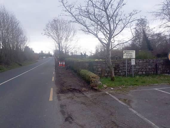 A picture of the works (CREDIT: Cllr Fergal Browne)