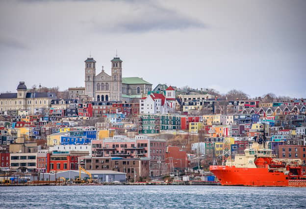 Newfoundland, a large Canadian island