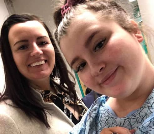 Shan Tynan and her mother, Leona, in Texas for a check-up