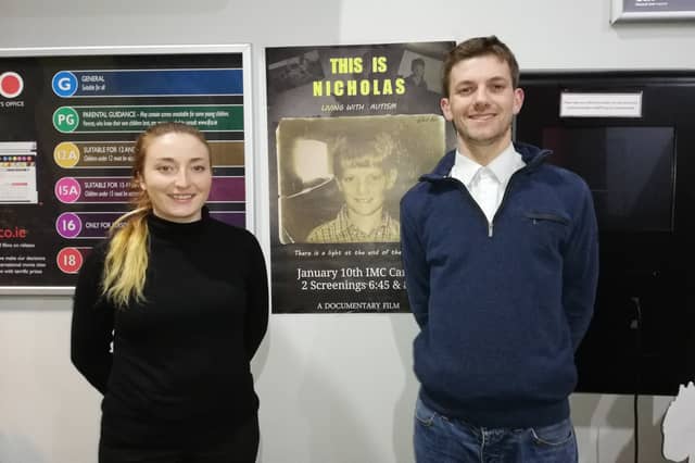 Rachel Ward, Assistant Manager in IMC Carlow and Nicholas Ryan Purcell