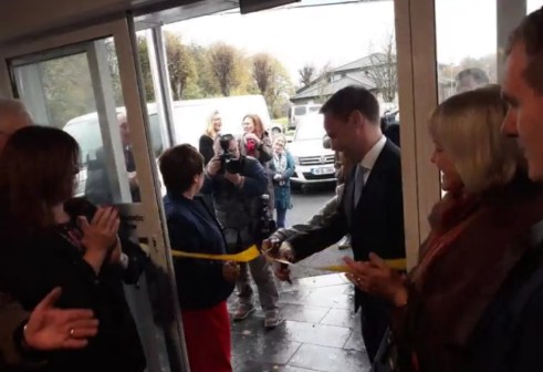 The ribbon was cut last Saturday