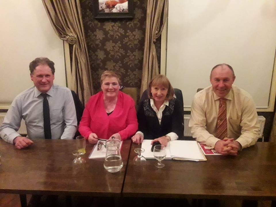 Kilkenny/Carlow Crime Prevention Officer Sergeant Peter McConnon (right) at the IFA meeting