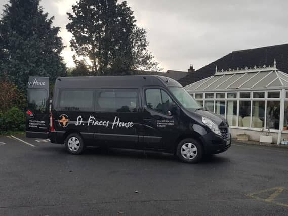 A picture of the new van