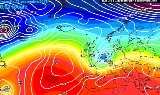 This could be Storm Bronagh (Source: Carlow Weather)