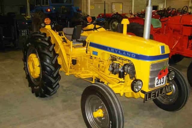 Pictured below is the tractor Brandon wants to buy: 