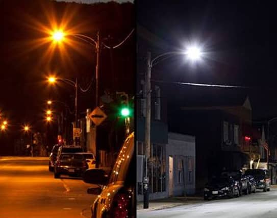 An example (right) of how the lighting will improve