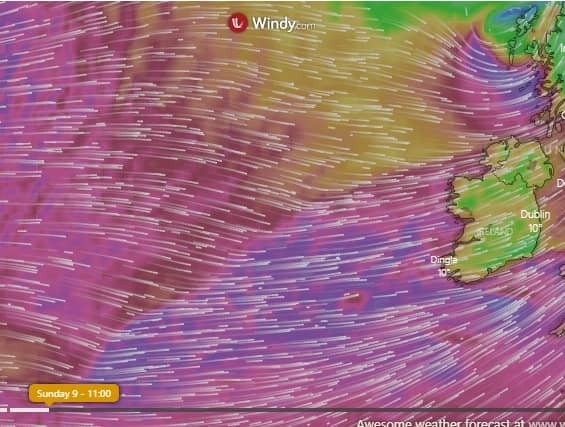 LIVE: Watch Hurricane Lorenzo as it moves towards Ireland across the Atlantic Ocean