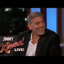 George Clooney on the Kimmy Kimmel live
