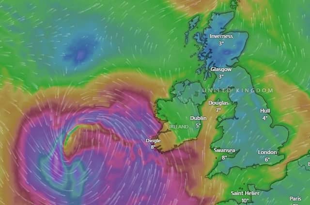 LIVE: Watch Hurricane Lorenzo as it moves towards Ireland across the Atlantic Ocean