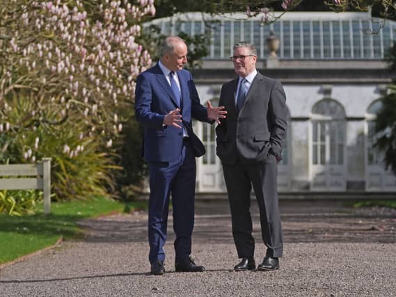 Micheal Martin and Sir Keir Starmer