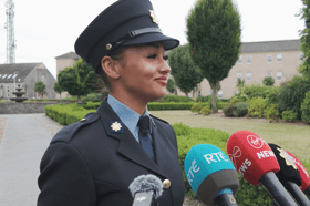 New Garda recruit Alexandra Pasztrova from Tipperary Town. 