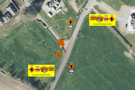 Temporary road closure in Carlow 
