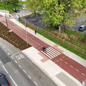 Negative reaction to new cycle lane in Carlow 