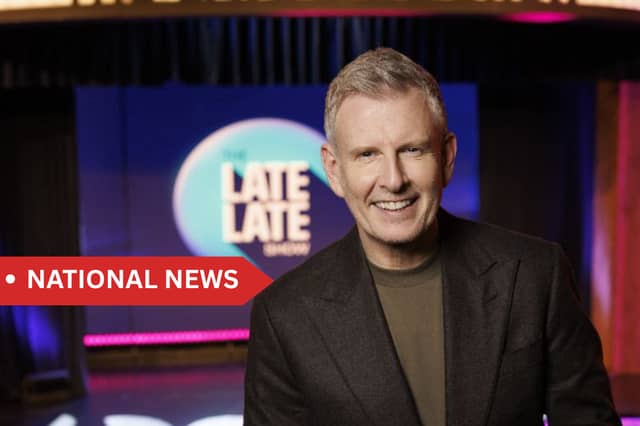 Catch the Late Late Show, tomorrow night at 9.35pm on RTÉ One and RTÉ Player