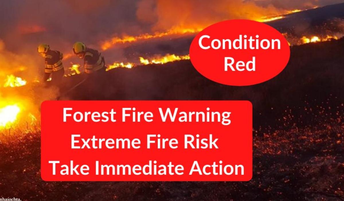 UPDATE Rare red forest fire warning issued with temperatures to climb