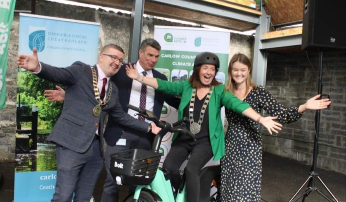 Pilot electric bike scheme for Carlow Town has been launched by Carlow