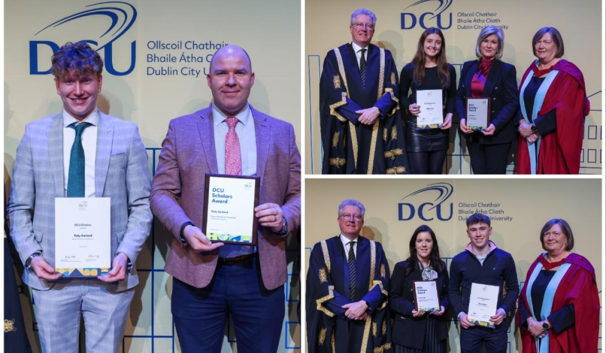 Carlow students have been awarded by DCU for high achievement in their
