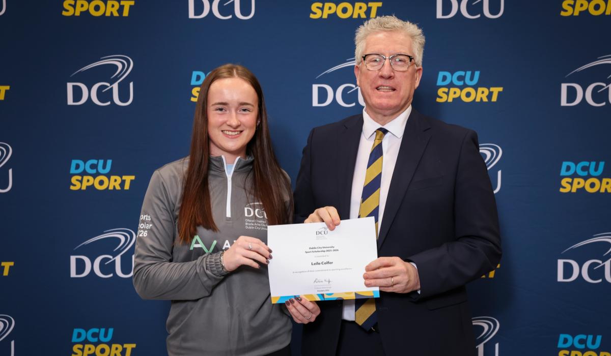 Carlow pride as talented local runner receives coveted DCU sports scholarship