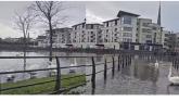 WATCH: Carlow man shares video of flooding in Carlow Town Park amid storm Chandra