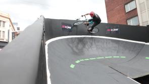 WATCH: Spectacular street velodrome wows onlookers with one coming to Carlow this weekend 
