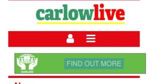 Record-breaking month for Carlow Live with 550,000 page views and over 220,000 users 