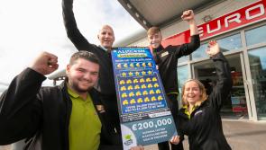 Woman 'chipper' after discovering massive €200,000 scratch card win in local take away

 