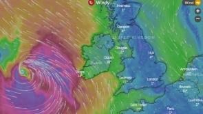 WATCH LIVE: Take a look at Storm Lorenzo as it batters Ireland this week
